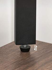 VASAGLE Estantería de Esquina con 4 Estantes Fácil de Montar Marco de Acero para Salón Dormitorio Balcón Diseño Industrial Vintage Marrón Rústico y Negro - Marrón - Ver 9