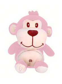 Muñeco de Peluche de Mono Changuito Juguete Animal Suave Para Decoración del Hogar - Marrón - Ver 4