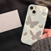 雙層imd雷射印花蝴蝶手機殼/相容於iphone 15promax/11/13/12promax/14promax - 彩色 - 查看 5