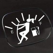 Fuel Tank Stickers High-Consumption Fuel Explosion Table Stickers EF Fuel Tank Logo Car Stickers Fuel Tank Gauge Car Stickers - Color - View 8