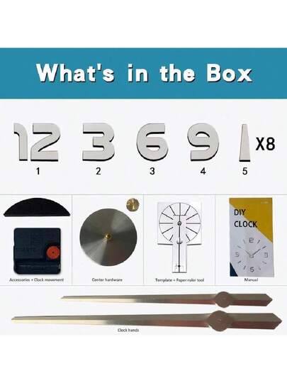 3D Diy Frameless Large Wand Clocks Living Room Moderne Extra Big Stickers Home Kitchen Bedroom Indoor ative Giant Silent Klok Kit Ho Office ation,Home ,Room Birthday Graduation Dormitory Back To School view 7