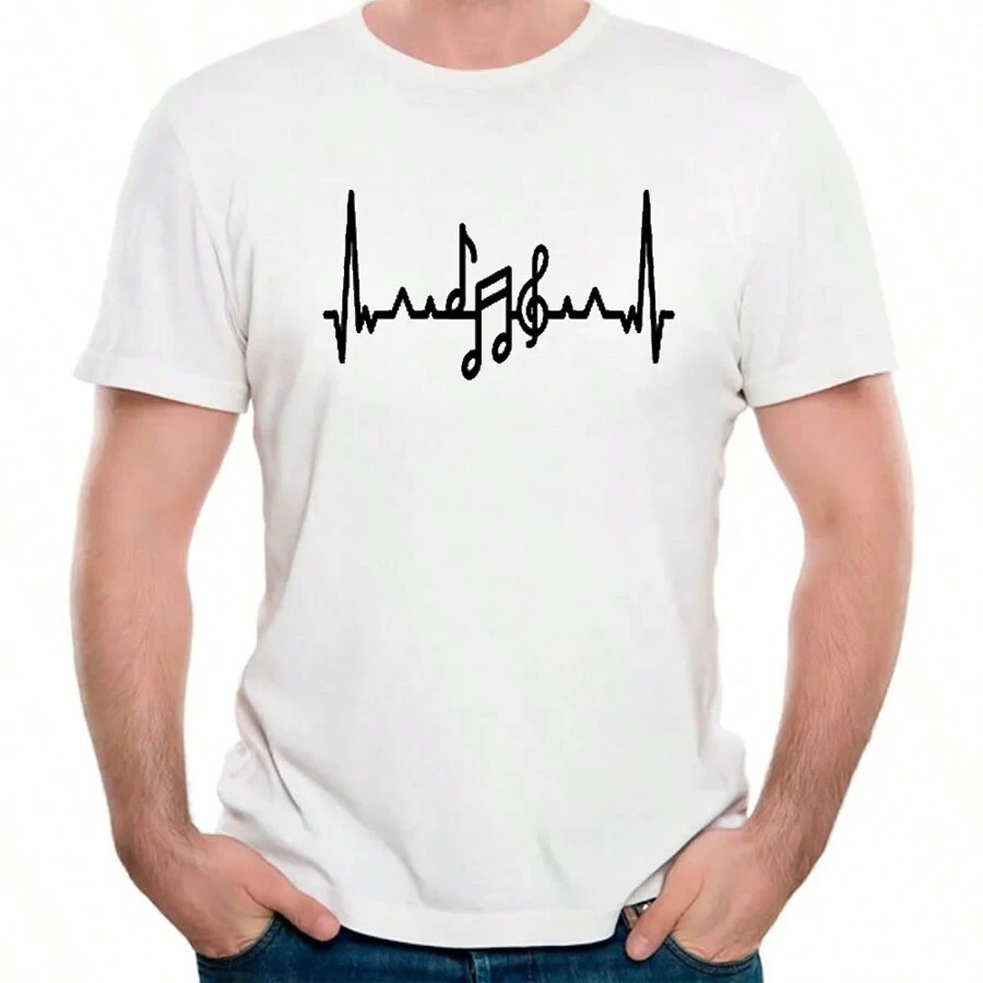 Men T-Shirts - 白色 - 查看 1