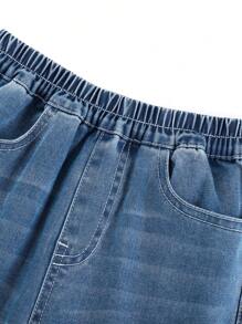 Annil Vielseitige Frühlings-Leisure- und Western-Style Denim-Hose für Tween Mädchen
