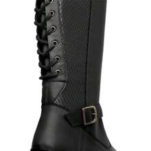 Women Knee-High Boots - 黑色 - 查看 7