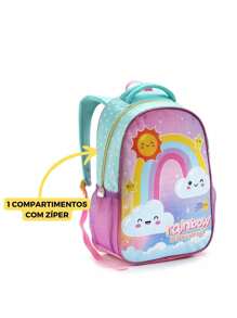 Mochila Infantil Escolar Passeio Menina Estampas Fofas