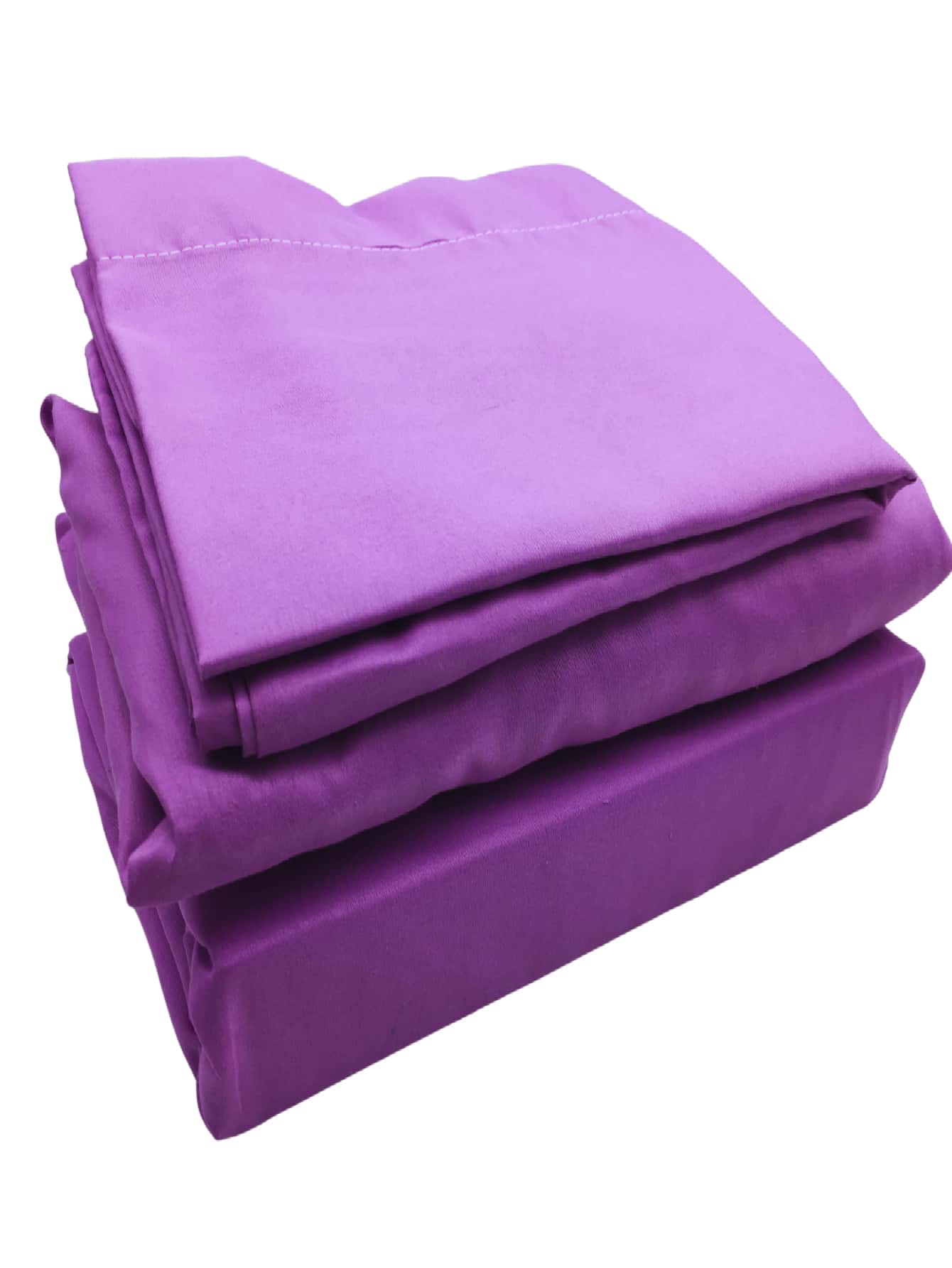 Sabanas Matrimonial 1800 Hilos Tacto Algodon Egipcio - LILA - Ver 1