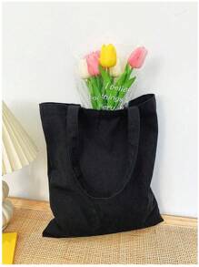 Bộ 1 balo vải đen và nhiều màu, kiểu dáng mở miệng, màu trơn, nhẹ, xách tay, dung tích lớn, phong cách cổ điển, Bohemian, phương Tây, tối giản, thích hợp cho kỳ nghỉ, thể thao, đi biển, túi tote nữ dung tích lớn, dễ mang theo, phù hợp cho nữ sinh trung học, phụ nữ, sinh viên đại học, hoàn hảo cho văn phòng, đại học, trường trung học cơ sở, trung học phổ thông. - màu đen - Xem 8