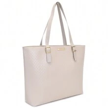 Women Tote Bags - 米色 - 查看 3