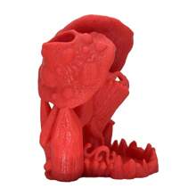 Exquisite Mushroom House Dice Tower 3d Printed Plastic Model With Outstanding Detail, Unpainted - Red - View 3