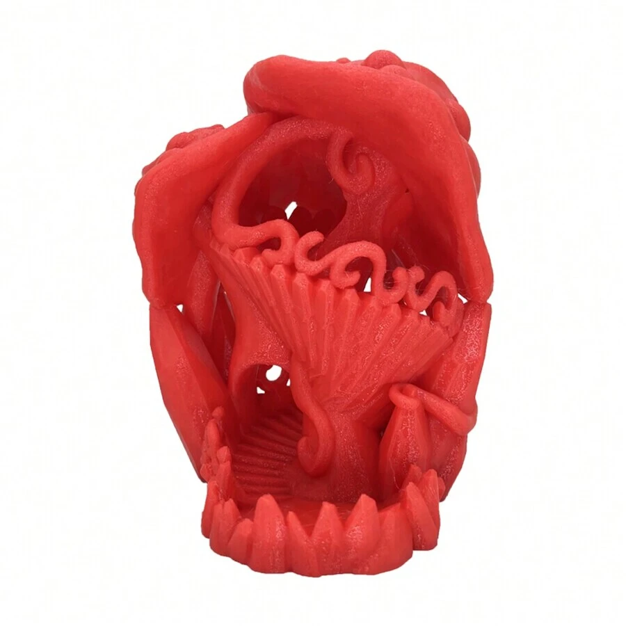Exquisite Mushroom House Dice Tower 3d Printed Plastic Model With Outstanding Detail, Unpainted - Red - View 1