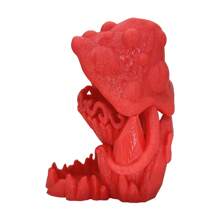 Exquisite Mushroom House Dice Tower 3d Printed Plastic Model With Outstanding Detail, Unpainted - Red - View 5