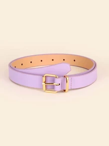 New Kids' Pu Belt In Purple - Purple - View 5