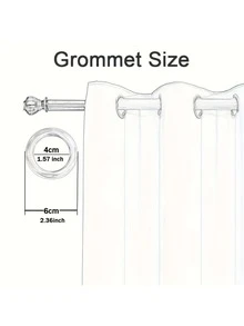 Juego de cortinas opacas de 94.5 pulgadas de largo, 2 paneles con aislamiento térmico, cortinas largas y cortinas, 2 burg, oscurecimiento de la habitación, cortinas grises con ojales para sala de estar, recámara, ventana (2pz 63 x 94inch)Negro - Negro - Ver 10