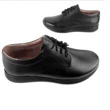 Zapatos Médico Enfermera Estudiante Chef  Escolares 100% Piel 2015-n Negros - Ver 2