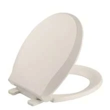 Round Toilet Seat With Slow Soft Close,Quiet-Close Seat,Easy To Install And Clean,Never Loosens,Fits Most Round Toilets Almond - Xem 1
