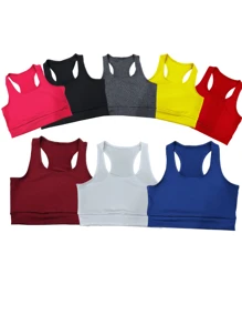 Top Academia Plus Size Moda Fitness Roupas Para Academia - Pink - Visão 2
