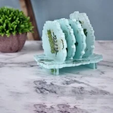 Ein Set Von 1000ml 1:1 Ab-kristallTransparent Epoxidharz Klebstoff Kit Für Diy, Mit Hoher Transparenz Und Gelbfärbungsbeständigkeit, Geeignet Für Die Herstellung Von Silikonformen Und Handwerkskreationen