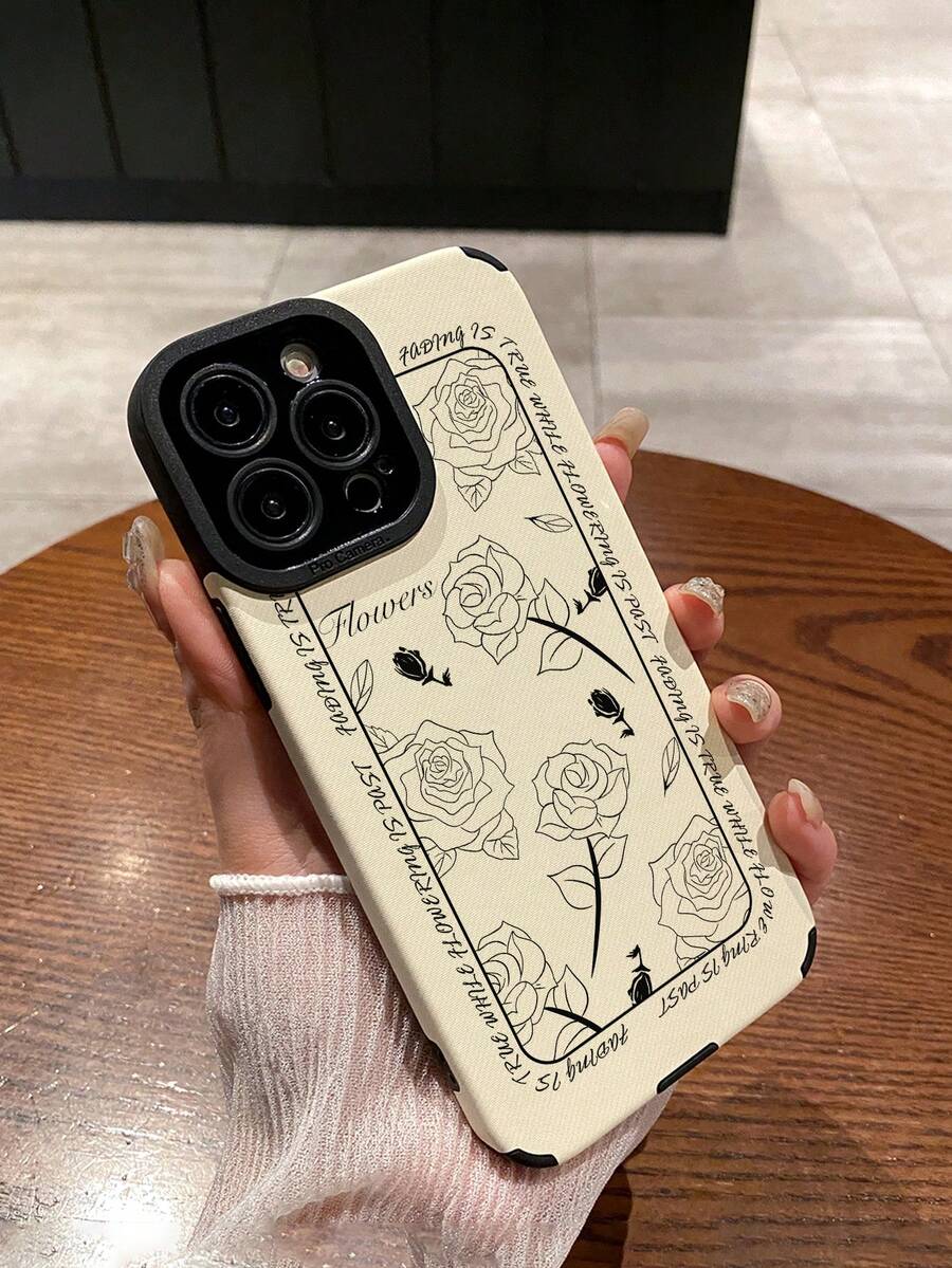 1只TPU皮膚和相機保護防摔手機殼，適用於iPhone / Samsung手機 - 彩色 - 查看 1