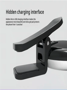 Mini Luz De Flash Led Para Selfie Para Celular Y Transmisión En Vivo, Luz De Relleno Portátil Para Teléfono Circular - Azul - Ver 6