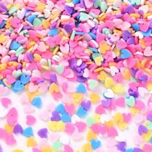 10g Polymer Clay Fruit Flower Sugar Butterfly Love Crown Nail Art Slices, Charms Fimo Slices 3D Polymer Slices For Slime, Lip Gloss Making Supplies And Nail Art Decoration,Cellphone Decorations Valentines