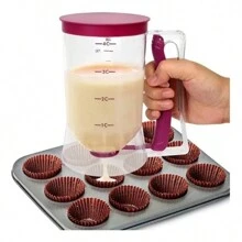 Copo Medidor De Massas Panquecas Bolo Cupcakes 900 Ml - Branco - Visão 7