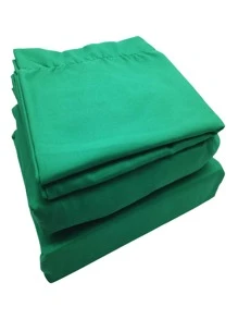 Sabanas Queen 1800 Hilos Tacto Algodon Egipcio - VERDE - Ver 1