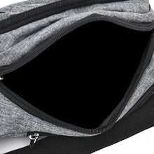 1 件时尚牛津布男士运动腰包胸包斜挎包适用于跑步、健身、休闲、旅行跑步包大学包父亲节礼物夏季爸爸新生书籍返校多功能宿舍大学万圣节男士礼物秋季圣诞节尖叫男士包腰包旅行包男士单肩包冬季圣诞节礼物腰包腰包时尚休闲户外感恩节假期收纳包邮差包单肩包骑行包男士礼物徒步旅行学生大容量多功能便携式爸爸礼物男友礼物度假 - 灰色 - 查看 6