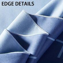 PUMPLUX 超細纖維遊戲手柄圖案沙灘毛巾-快速乾燥、吸水、免沙粒、輕盈毯子，適用於野餐、游泳、旅行、露營、沐浴毛巾 - 黑色 - 查看 2