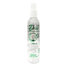 Desodorante ZAHAL corporal natural piedra de alumbre  ECO recargable 3 veces, para tres usos sin parabenos sin alcohol 80 g - transparente - Ver 2