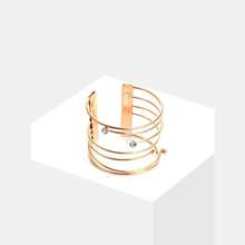 SOHI Women Gold-Toned Cuff Bracelet - 金色 - 查看 3