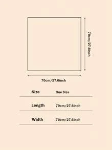 1 Miếng Mùa Xuân Cơ bản Khăn rằn Đối với phụ nữ , 70cm Nhân tạo Lụa Màu thuần Hình vuông Khăn quàng cổ , Băng đô cài tóc , Dây buộc tóc , Đa chức năng Phụ kiện Đối với Sử dụng hàng ngày - Cà phê nâu - Xem 4