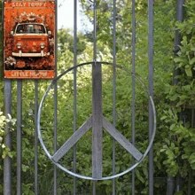 1pc Vintage Funny Metal Tin Sign, Witch Girl & Cat In Magical Princess World, Halloween Wall Decor, Random Style, 8*12in - Multicolor 1 - View 5