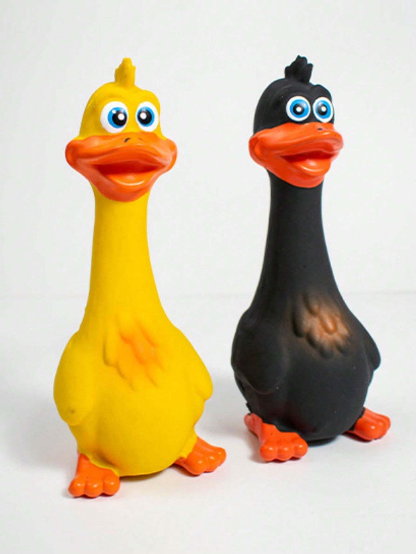 Pet Latex Toys Funny Sound Squeaky Duck Shape Toys For Dog Chewing