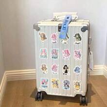60pcs/pack Autocollants Mignons Magiques Loli Lolita Pour Ordinateur Portable, Réfrigérateur, Valise, Skateboard, Album, Moto, Bouteille D'eau, Livre De Souvenirs, Boîtes Diy, Étiquette D'emballage De Fête