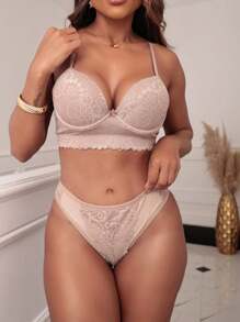 Women Sexy Lingerie - 米色 - 查看 3