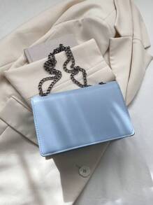 轻奢包包女2025新款时尚高端小方包外出百搭单肩斜挎包 - 藍色 - 查看 8