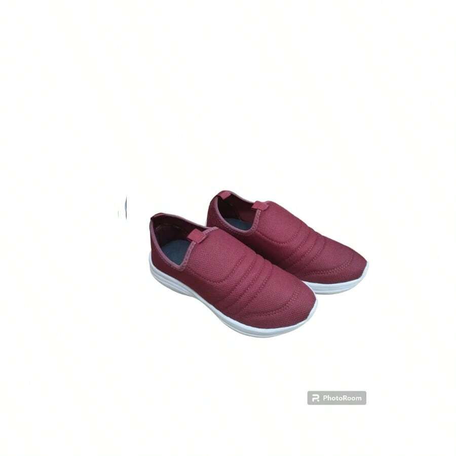 Women Wedge Sneakers - 紅木色 - 查看 1