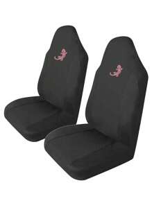 1 Pieza De Funda De Asiento De Gecko Rosado Y Negro