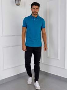 Men Shirts - Màu xanh ngọc - Xem 5