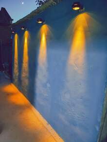 適用於花園、別墅和家居裝飾的太陽能戶外公園燈 - 黑色 - 查看 1