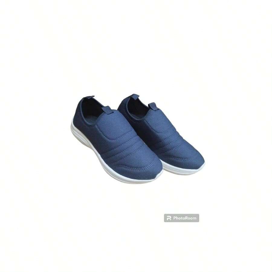 Women Wedge Sneakers - 藏蓝色 - 查看 1