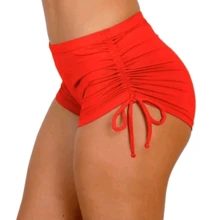 Women Bikini Bottoms - Red - View 2