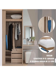 Burro De Planchar Plegable Multifuncional Mesa De Planchar - Azul - Ver 9