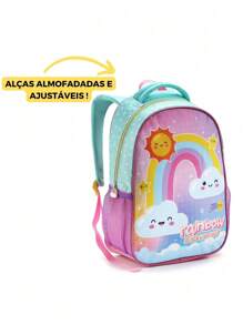 Mochila Infantil Escolar Passeio Menina Estampas Fofas