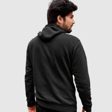 Men Sweatshirts - 黑色 - 查看 2