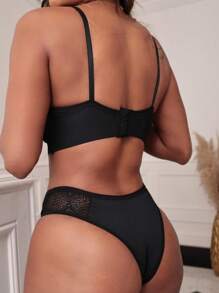 Women Bra & Panty Sets - Black - View 2