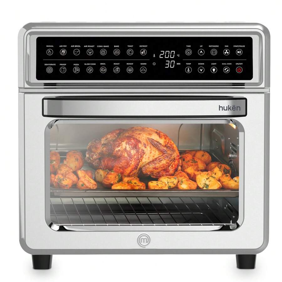 MasterChef® by Huken® Horno Freidora de Aire Smart-Cook 20L Touch Acero - Plateado - Ver 1