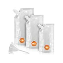 Plastic Flasks - White - View 1