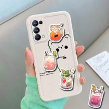 Cartoon Beverage Stickers Daily Food & Beverage Cartoon Decor Stickers For Student Planner, Photo Album, Water Bottle, Fridge, And Ins-Style Sticker Cute Cartoon Decorative Adhesive Sticker Sealing Sticker
