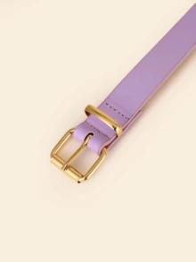 New Kids' Pu Belt In Purple - Purple - View 4